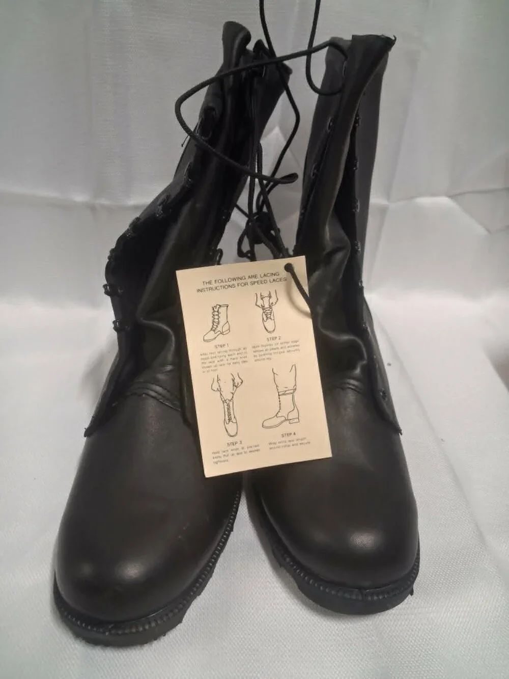 Vintage 1996 RO-Search Military Combat Boots by McRae Footwear Black Size 12R